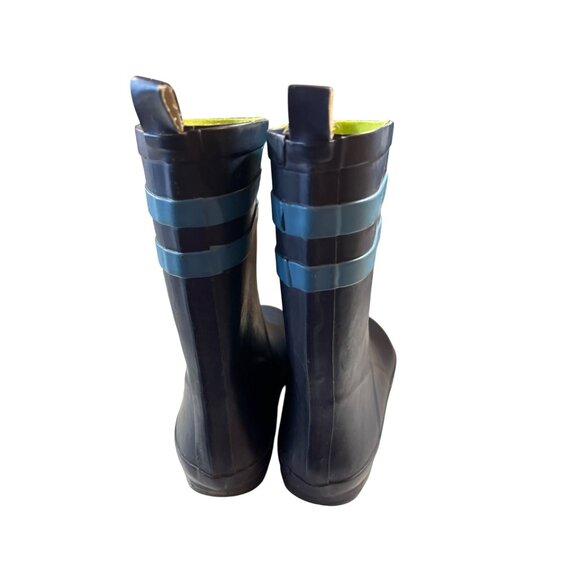 Gymboree Kids Rain Boots Size‎ 2 Navy Blue Rubber - Picture 4 of 6